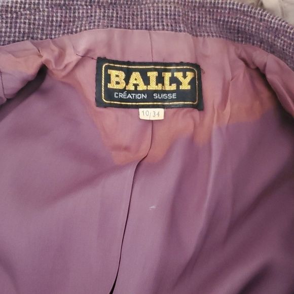Bally Vintage Wool Blend Double Breasted Blazer - Picture 4 of 5